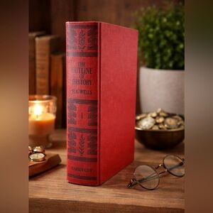 The Outline of History Vol 1 H.G. Wells HC Garden City Books 504pp